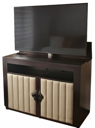 Mueble auxiliar - Cuero, Roble, Mara - Mueble TV