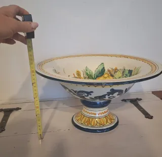 Centrotavola Frutta Ceramica Toscana