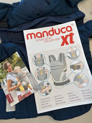 Mochila Portabebés Manduca Azul