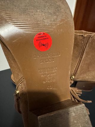 Botines Springfield Marrones Talla 40