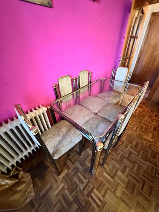 Mesa de comedor con 6 sillas