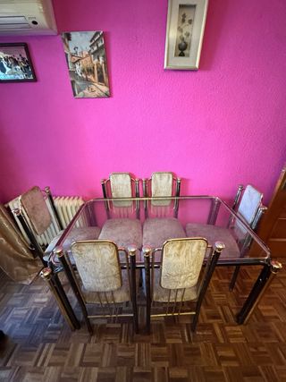 Mesa de comedor con 6 sillas