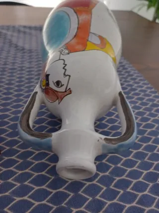 Ceramica Nino Parrucca Palermo Bottiglia