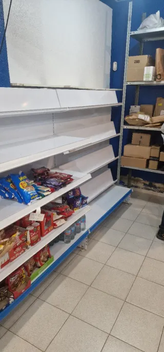 Góndola expositora para negocio/kiosco