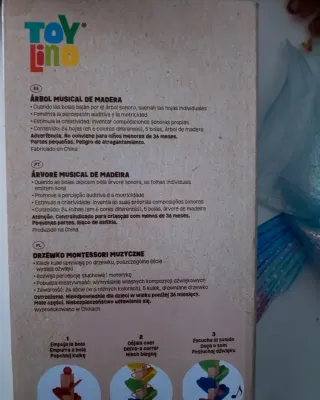 Árbol Musical Montessori de Madera