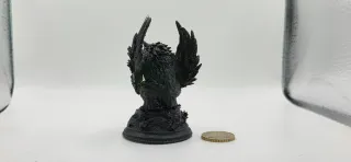 Figura Resina 3D Oso Lechuza DnD