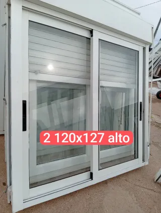 Ventana aluminio corredera 160x27