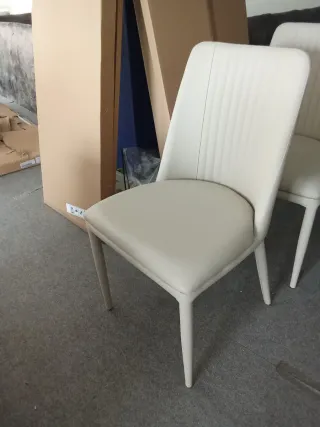 Conjunto de 4 sillas beige