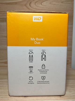 Western Digital MyBook Duo - Caixa (sem HD)