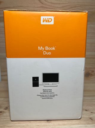 Western Digital MyBook Duo - Caixa (sem HD)