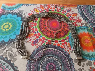 Cinturón de acero estilo étnico