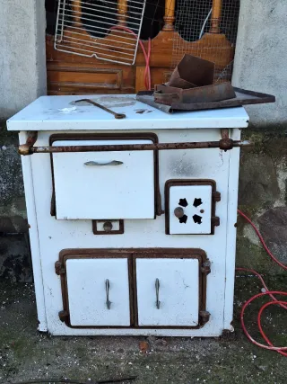 Cocina Bilbaina Metal Blanca/Marrón