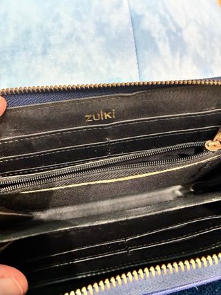 Portafoglio donna blu