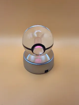 Lampada Pokeball Pikachu 3D LED