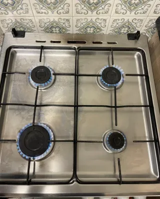 Horno de cocina blanco