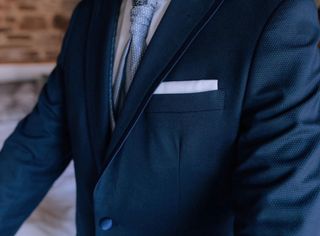 Traje de Novio Azul Marino