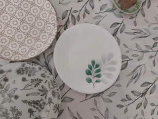 6 Platos Vintage Estampados