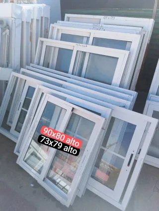 Ventana aluminio 150x143 alto climalit