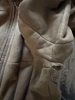 Cappottino donna  shearling in vera pelle vintage