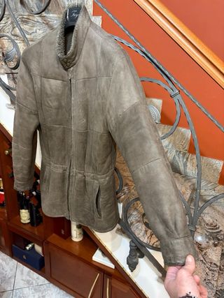 Cappottino donna  shearling in vera pelle vintage