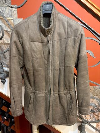 Cappottino donna  shearling in vera pelle vintage