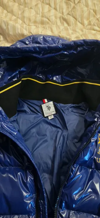 Polo Assn. Giubbotto Blu Lucido