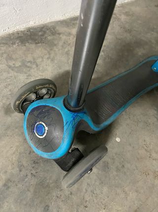 Patinete 3 ruedas niño azul