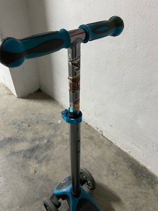 Patinete 3 ruedas niño azul