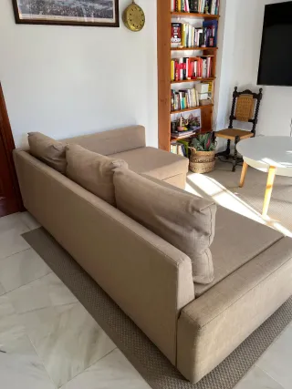 Sofá Cama Chaiselongue Ikea FRIHETEN Beige