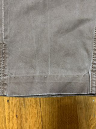 Pantalón chino hombre marrón recto