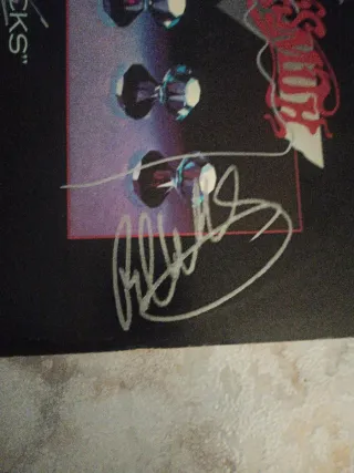 Disco Aerosmith Firmado