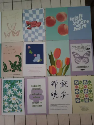 24 Postales Decoración Pared