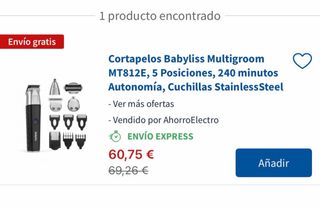 Recortadora BaByliss 11 en 1 Multi Trimmer NUEVA