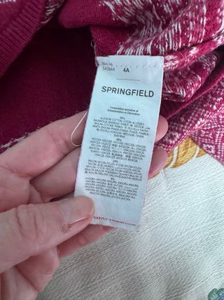 Jersey Springfield Rojo y Blanco