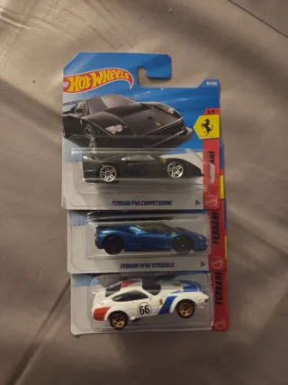 Pack 3 Ferrari Hot Wheels