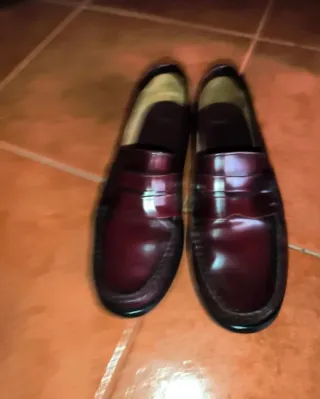 Mocasines burdeos Mango