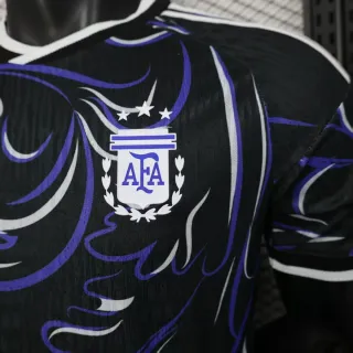 Camiseta Adidas Argentina Morada Negra