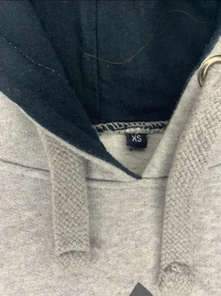 Gray sweatshirt with adidas on the chest