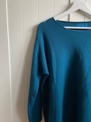 Jersey de tacto suave azul