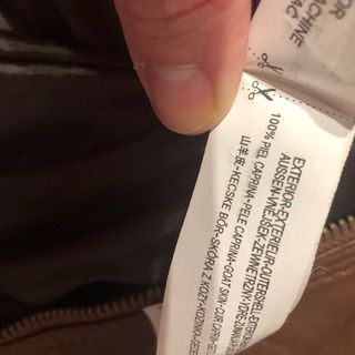 Cazadora Piel Vacuno Bershka Marrón