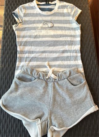 CONJUNTO SHORTS BERSHKA / CAMISETA EL NIÑO
