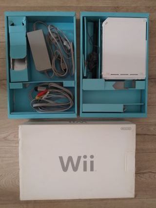 Consola WII en caja
