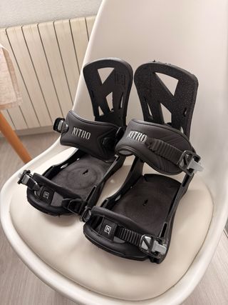 Fijaciones Snowboard Nitro Staxx Talla M