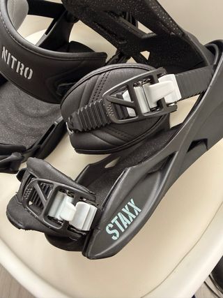 Fijaciones Snowboard Nitro Staxx Talla M