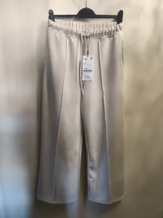 Pantalón Stradi Wide Leg Nervio Tacto Suave XS