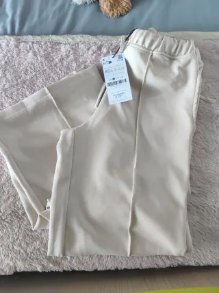 Pantalón Stradi Wide Leg Nervio Tacto Suave XS