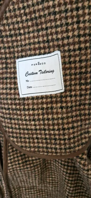 Abrigo Puro Ego pata de gallo