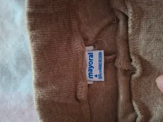 Pantalones acampanados niña marrones mayoral  T4