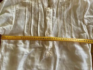 Camisa infantil fallero crudo talla 26