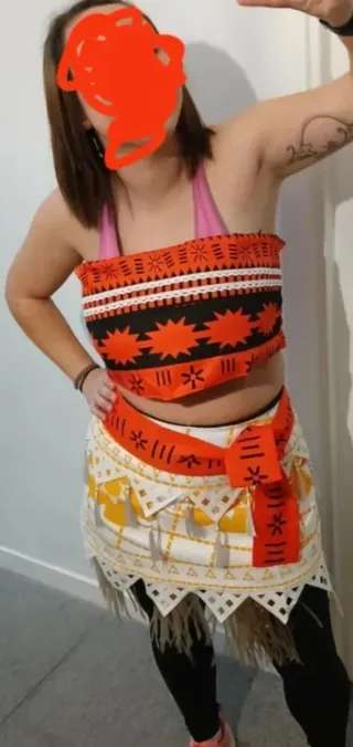 Disfraces Vaiana Talla M y Disfraz de Maui